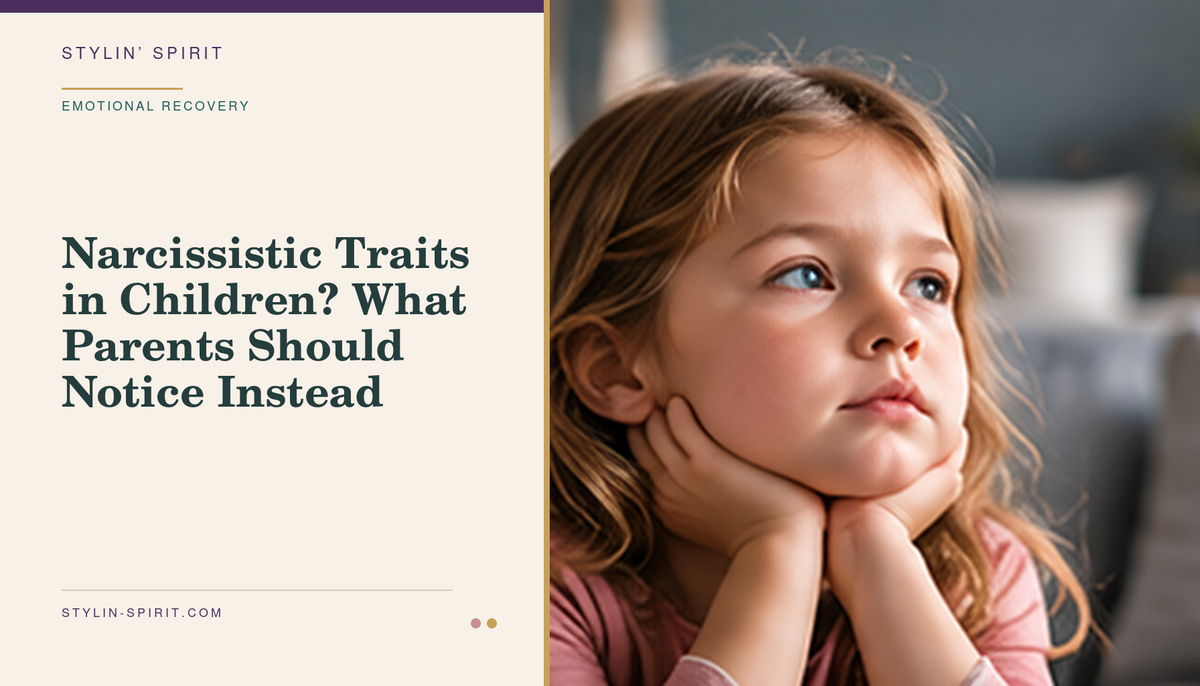 Stylin’ Spirit hero image for Narcissistic Traits in Children? What Parents Should Notice Instead.