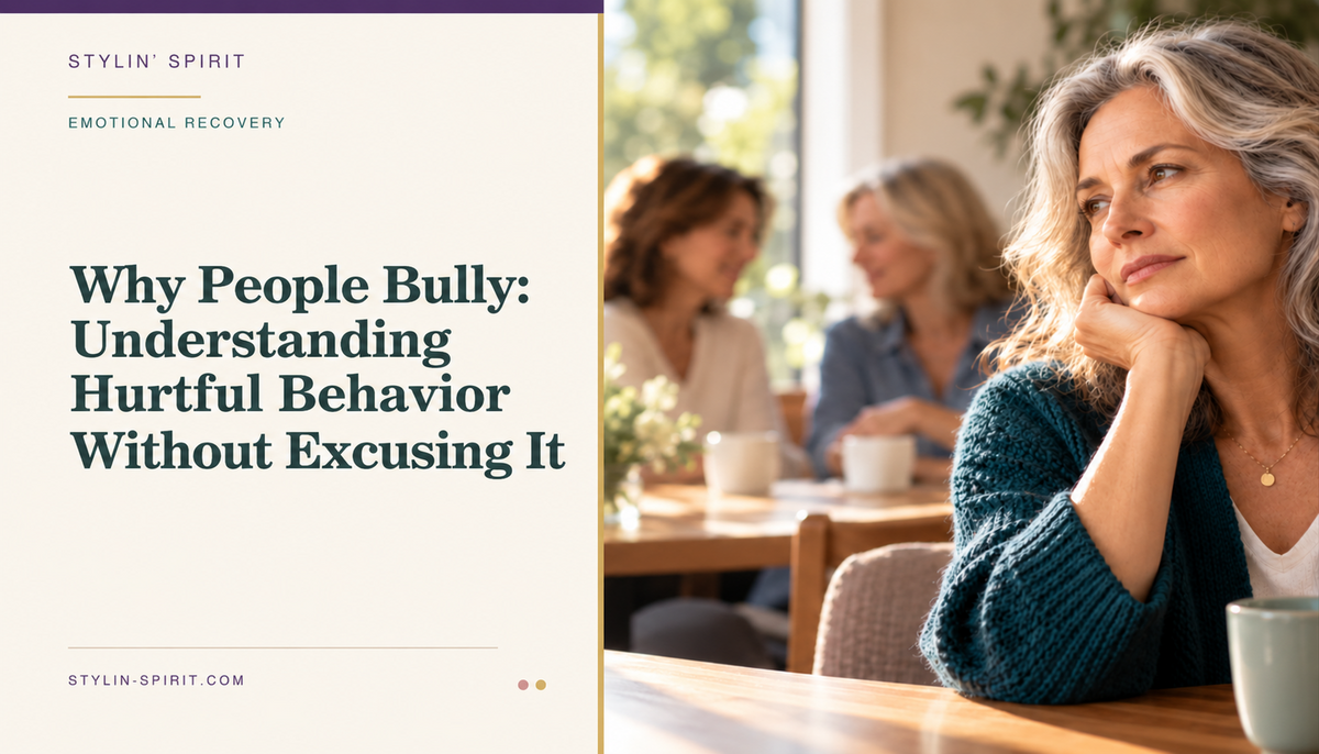 Stylin’ Spirit hero image for Why People Bully: Understanding Hurtful Behavior Without Excusing It.
