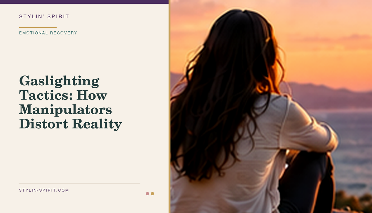 Stylin’ Spirit hero image for Gaslighting Tactics: How Manipulators Distort Reality.