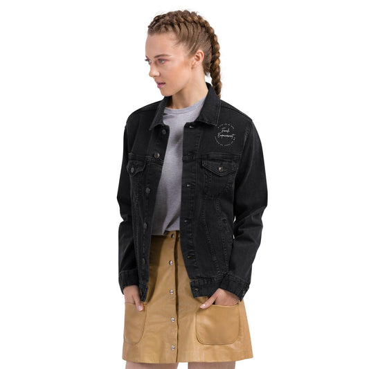 Unisex denim jacket - Female Empowerment - Stylin Spirit