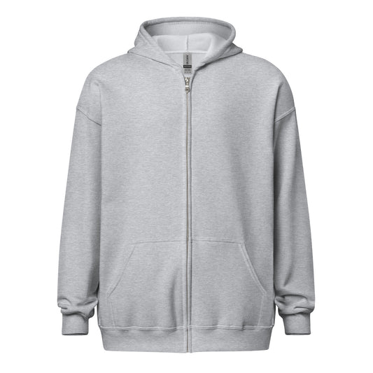 Unisex heavy blend zip hoodie - Living My Best Life - Stylin Spirit