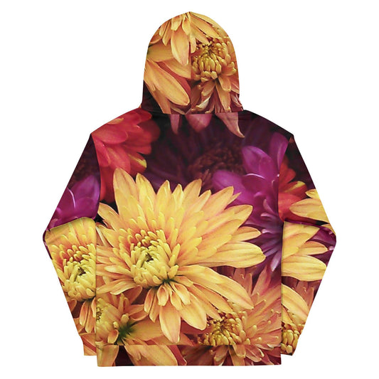 Unisex Hoodie - Fall Flowers - Stylin Spirit