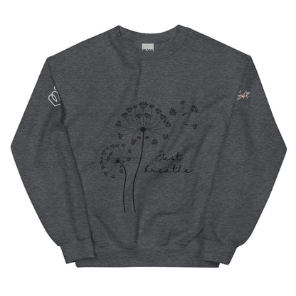 Unisex Sweatshirt - Just Breathe - Stylin Spirit