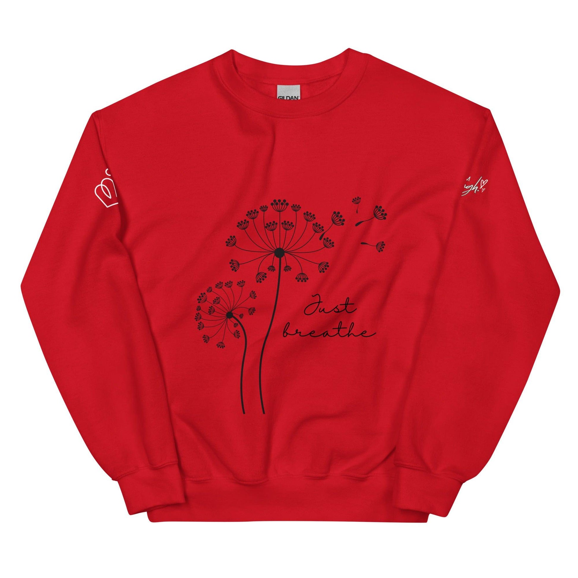 Unisex Sweatshirt - Just Breathe - Stylin Spirit