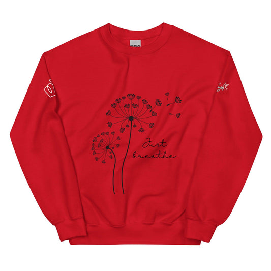 Unisex Sweatshirt - Just Breathe - Stylin Spirit