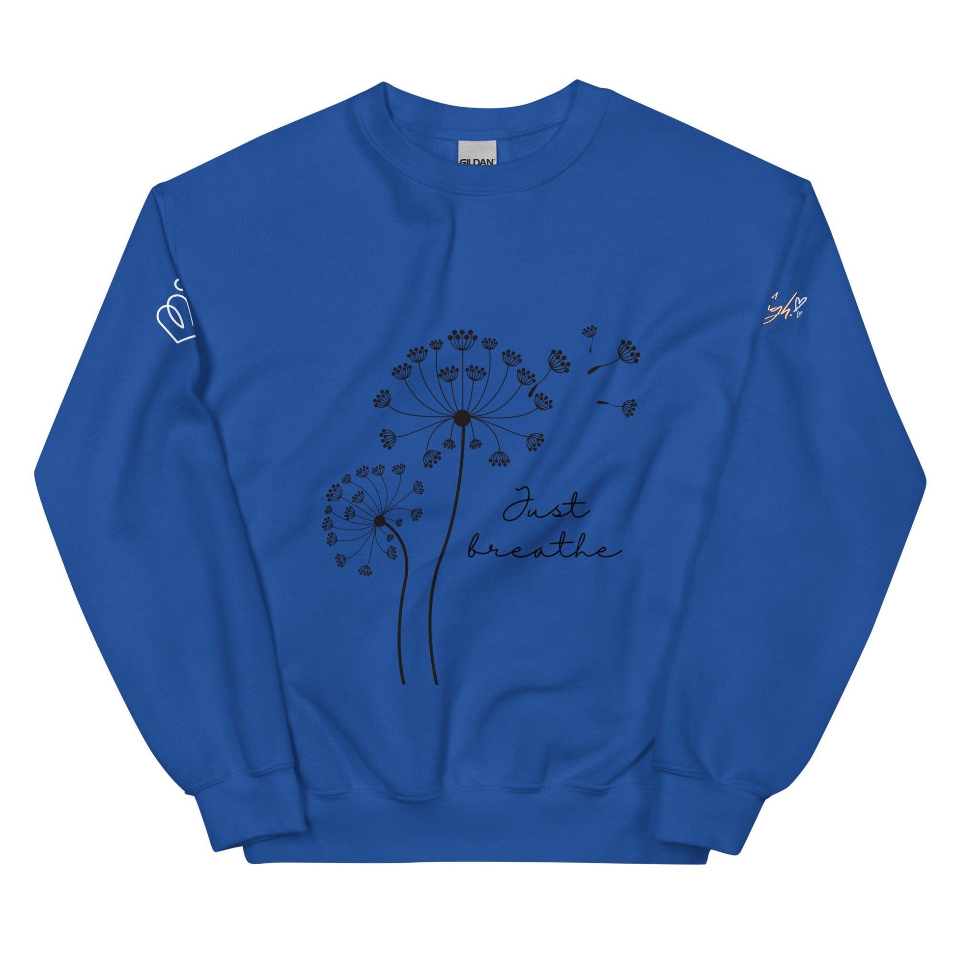 Unisex Sweatshirt - Just Breathe - Stylin Spirit