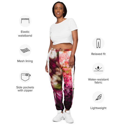 Unisex track pants - Spring Flowers - Stylin Spirit