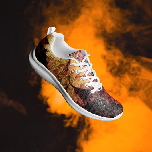 Women’s athletic shoes - Fall Flowers - Stylin Spirit