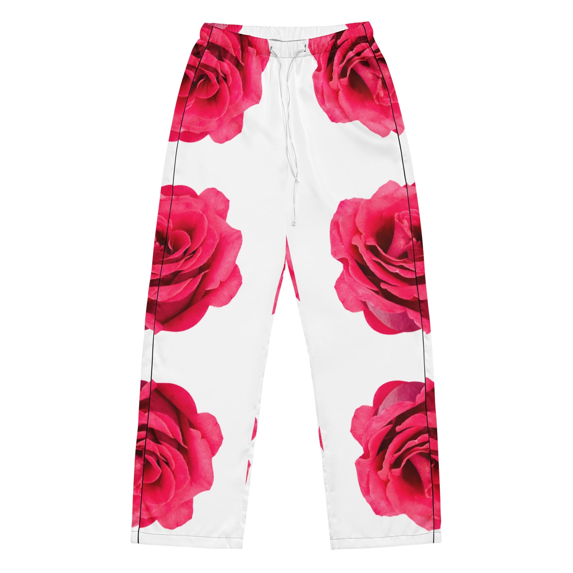 Women’s pajama pants - Pink Roses - Stylin Spirit