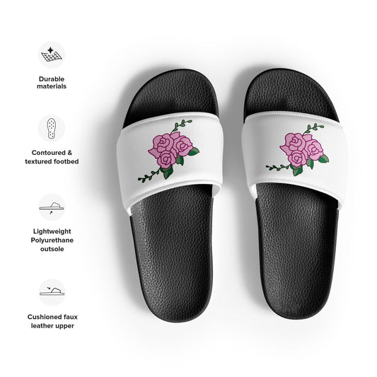 Women's slides - Pink Rose - Stylin Spirit