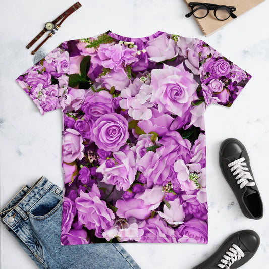 Women's T-shirt - Lavender Flowers - Stylin Spirit