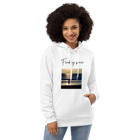 Premium eco hoodie - Finding Peace - Stylin Spirit