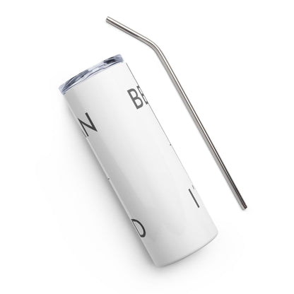 Stainless steel tumbler - Being Mean Hand - Stylin Spirit