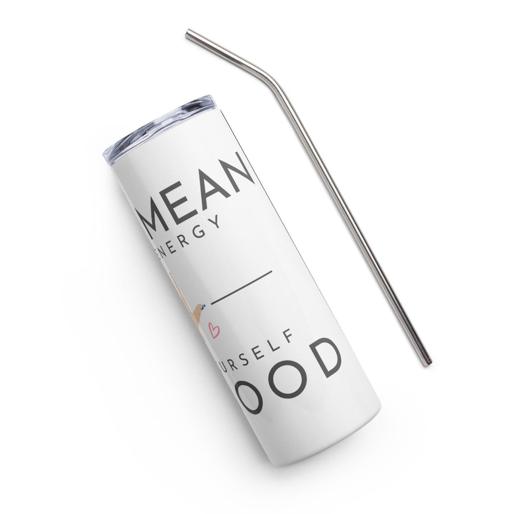 Stainless steel tumbler - Being Mean Hand - Stylin Spirit