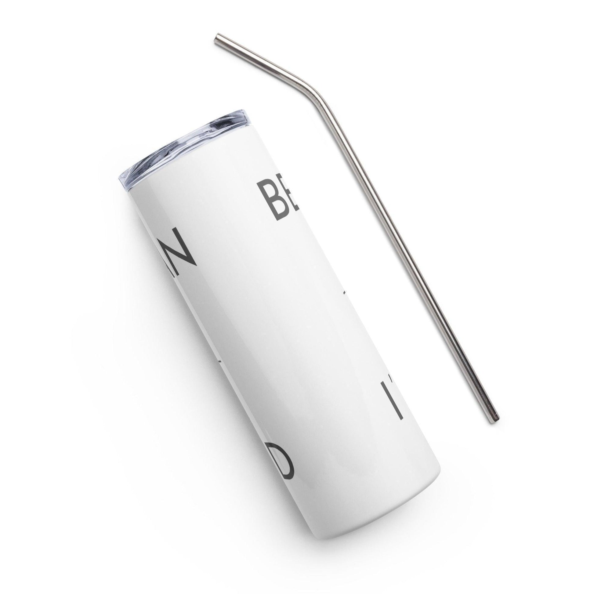 Stainless steel tumbler - Being Mean Hand - Stylin Spirit
