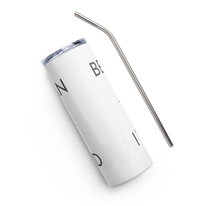 Stainless steel tumbler - Being Mean Hand - Stylin Spirit