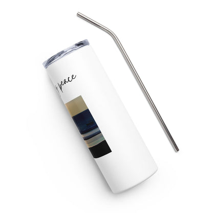 Stainless steel tumbler - Finding Peace - Stylin Spirit