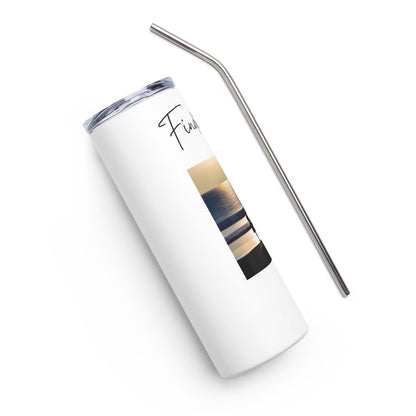 Stainless steel tumbler - Finding Peace - Stylin Spirit