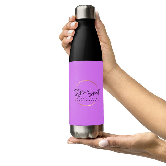 Stainless Steel Water Bottle - Stylin' Spirit Logo - Stylin Spirit