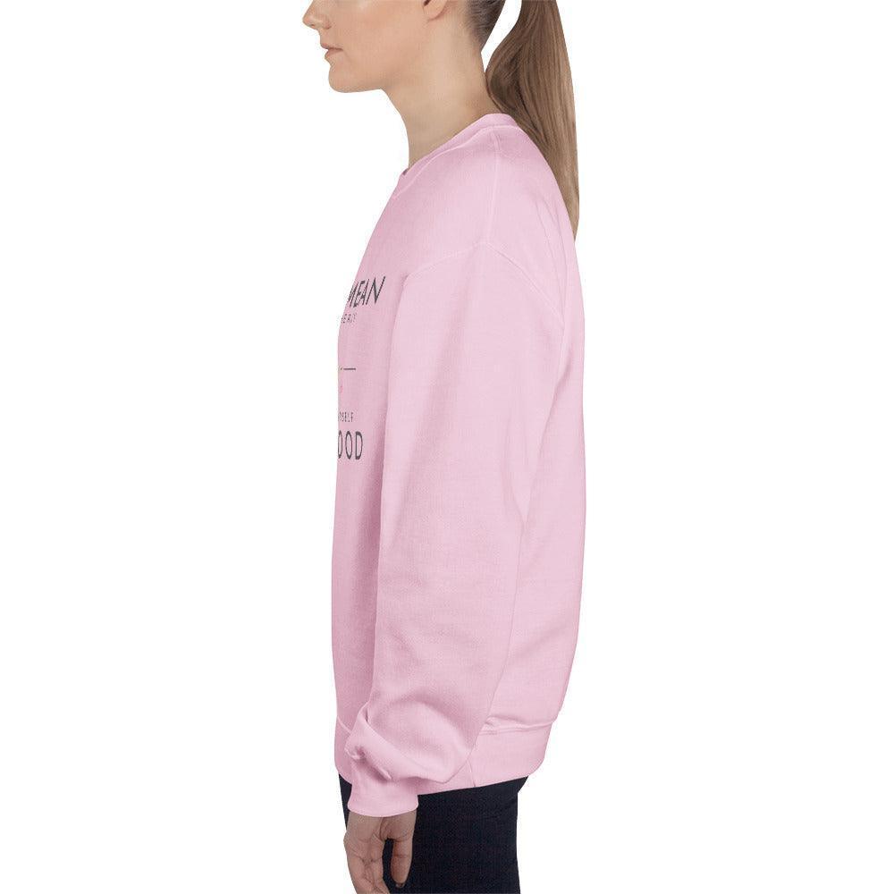 Unisex Sweatshirt - Being Mean Hand - Being Mean Takes Energy Save Yourself I'm Good - Stylin Spirit