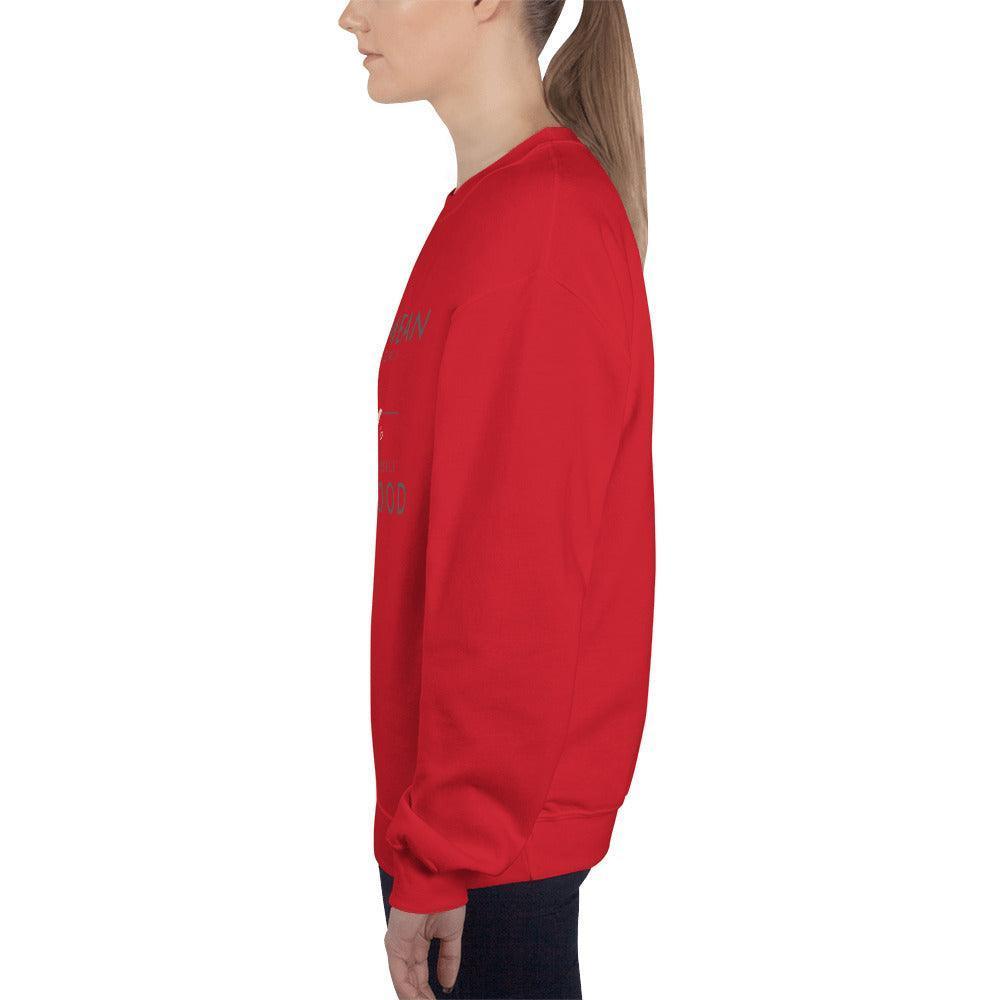 Unisex Sweatshirt - Being Mean Hand - Being Mean Takes Energy Save Yourself I'm Good - Stylin Spirit