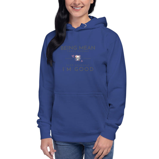 Unisex Hoodie - Being Mean Skull - Stylin Spirit