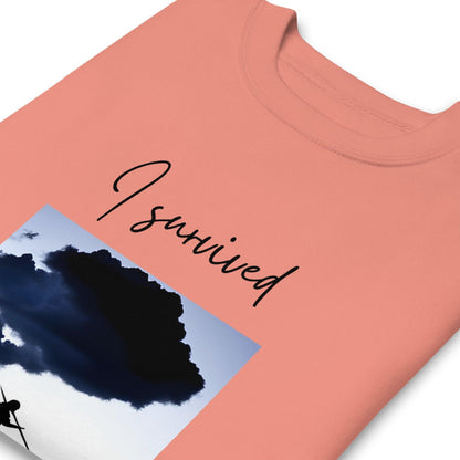 Unisex Premium Sweatshirt - I Survived - Female Empowerment - Stylin Spirit