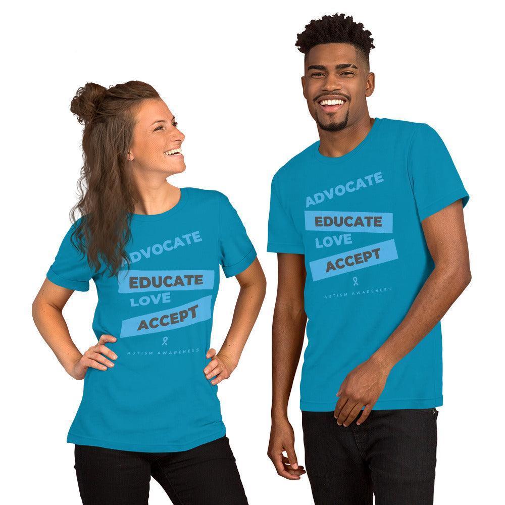 Unisex t-shirt - Autism Advocacy - Stylin Spirit