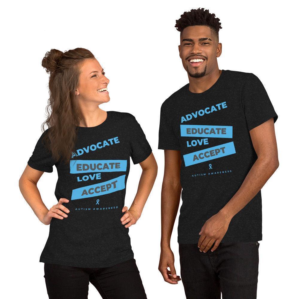 Unisex t-shirt - Autism Advocacy - Stylin Spirit