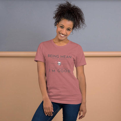 Unisex t-shirt - Being Mean Skull - Stylin Spirit