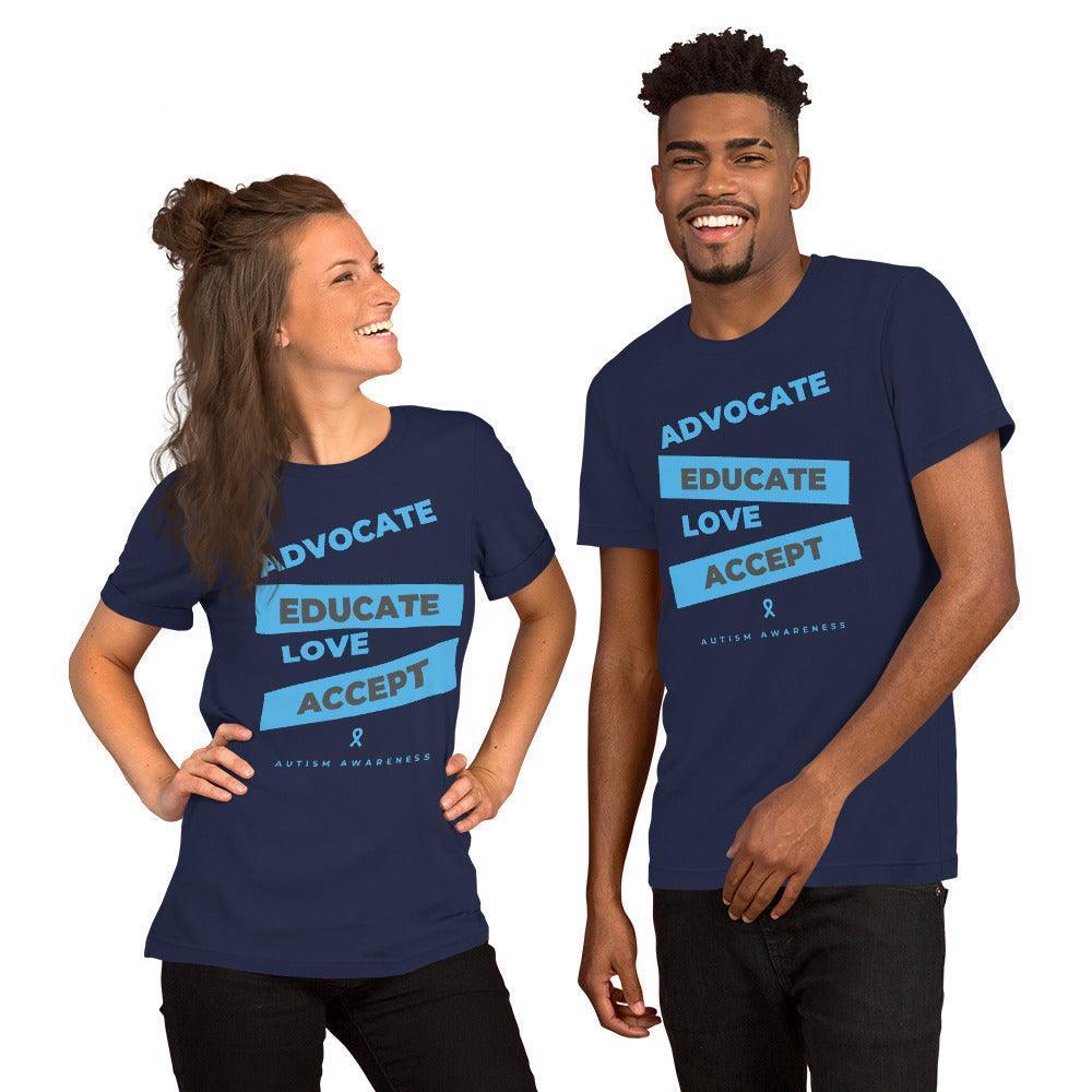 Unisex t-shirt - Autism Advocacy - Stylin Spirit