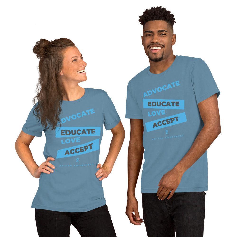 Unisex t-shirt - Autism Advocacy - Stylin Spirit