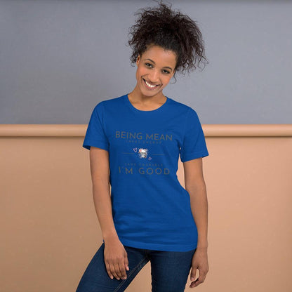 Unisex t-shirt - Being Mean Skull - Stylin Spirit
