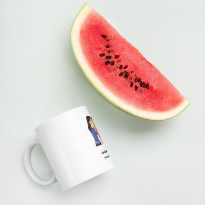 White glossy mug - Oh Darling - If He Did it With You He'll Do it To You - Stylin Spirit