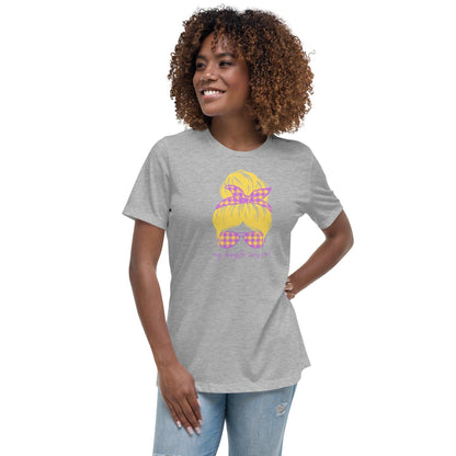 Women's Relaxed T-Shirt - My daughter loves me! Blonde - Stylin Spirit