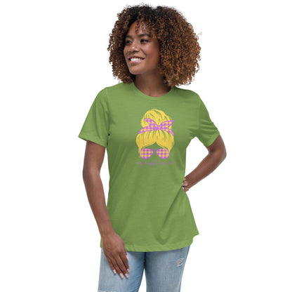 Women's Relaxed T-Shirt - My daughter loves me! Blonde - Stylin Spirit