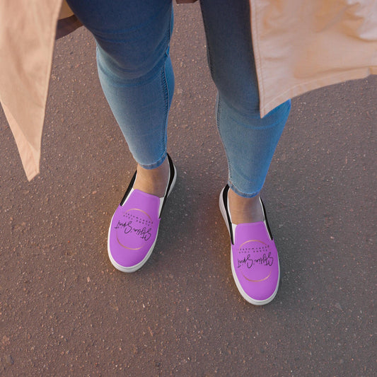 Women’s slip-on canvas shoes - Stylin' Spirit Logo - Stylin Spirit
